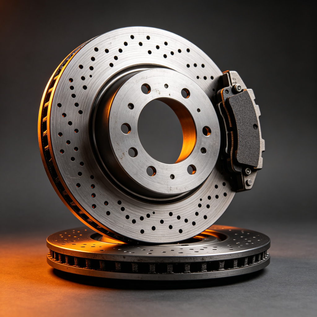 Brake discs and brake pads for heavy trucks