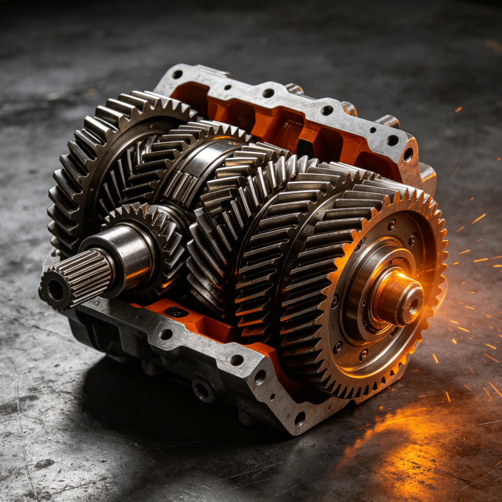 Truck transmission gears and gearbox parts